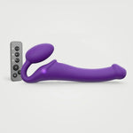 Strap-on-me Vibe medium strapless strap-on dildo in purple