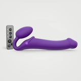 Strap-on-me Vibe large strapless strap-on dildo in purple