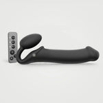 Strap-on-me Vibe XL Strapless strap-on vibrating dildo in black