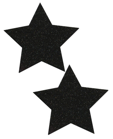 Pastease Black Glitter Star Pasties