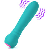 Femme Funn Ultra Bullet in aqua. A bullet vibe with rounded tip and button control on bottom tip.