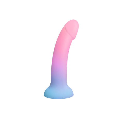 Dildolls Utopia pink and blue silicone dildo