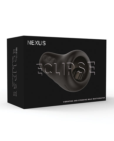 Nexus Eclipse Vibrating & Stroking Masturbator in Black