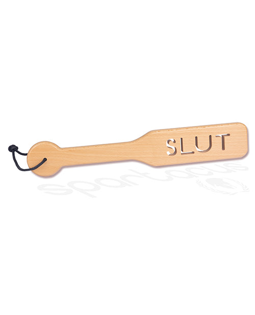 Spartacus Wooden SLUT Paddle – Jellywink Boutique