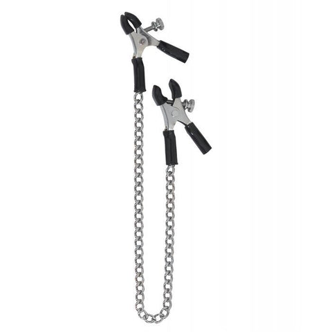 Spartacus Adjustable Plier Nipple Clamps w/Link Chain