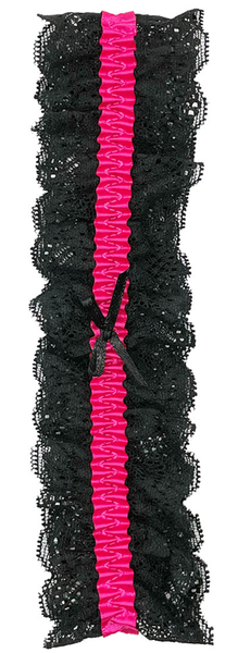 Lace Garters: Black / OS