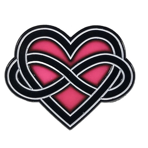 Infinite Love Polyamory Enamel Pin