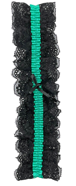 Lace Garters: Black / OS