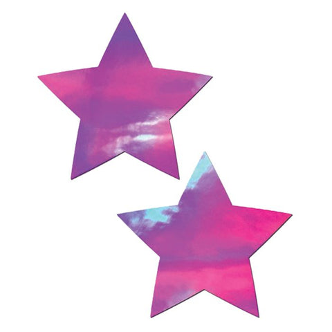 Pastease Pink Hologram Star Pasties