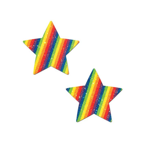 Pastease Glitter Rainbow Star Pasties