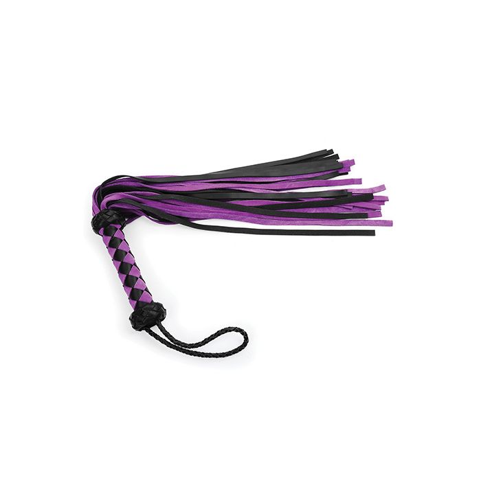 Plesur 22" Leather Flogger - Purple