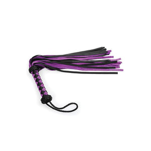 Plesur 22" Leather Flogger - Purple