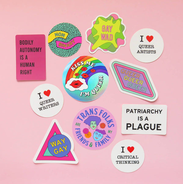 BODILY AUTONOMY IS A HUMAN RIGHT Feminist Political Sticker 