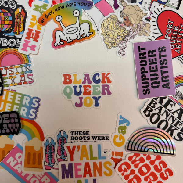 Black Queer Joy | Vinyl Sticker