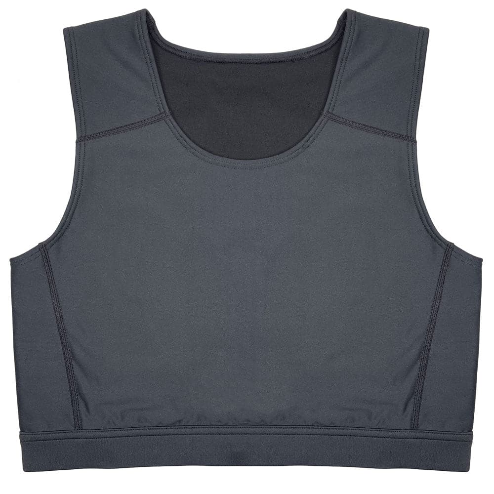 Cropped Compression Top - Black