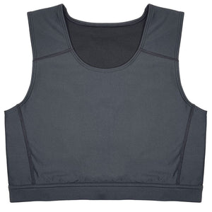 Cropped Compression Top - Black