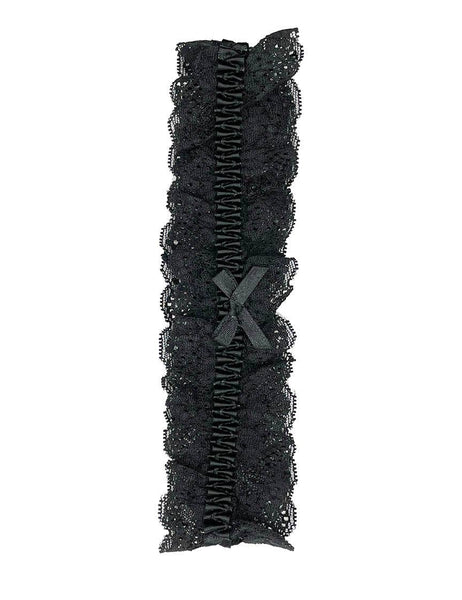 Lace Garters: Black / OS