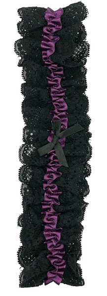 Lace Garters: Black / OS