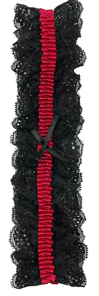 Lace Garters: Black / OS