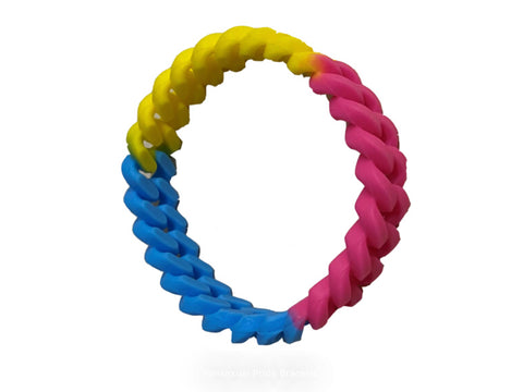 Pride Chainlink Bracelet - Pansexual