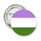 1.25" Gender Queer Pride Button