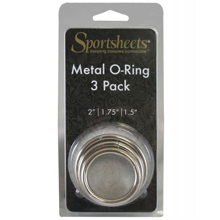 Sportsheets Metal O Ring - Pack of 3