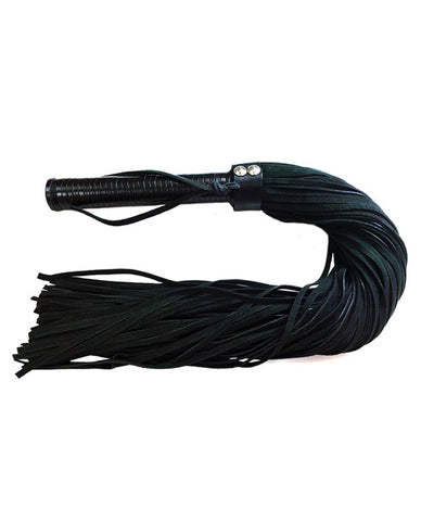 Rouge Long Suede Flogger with Leather Handle