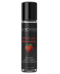 Wicked Aqua Water-Based Flavored Lube - Strawberry