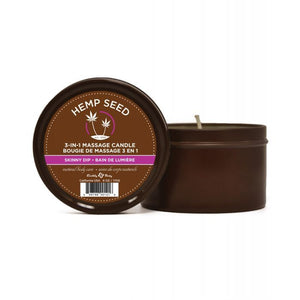 Earthly Body Hemp Massage Candle - Skinny Dip