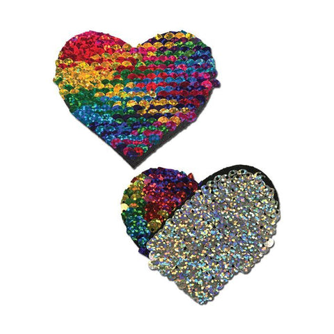 Pastease Color Changing Flip Sequins - Rainbow