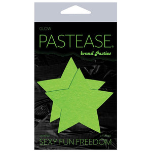 Pastease Glow in the Dark Green Star Pasties
