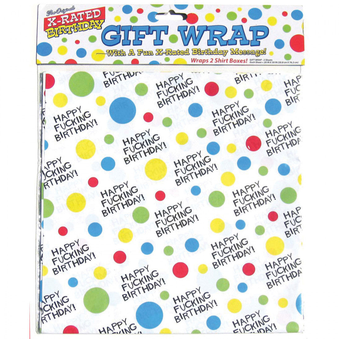 Happy F*cking Birthday Gift Wrap