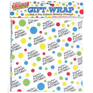 Happy F*cking Birthday Gift Wrap