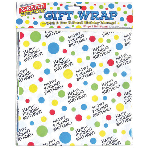 Happy F*cking Birthday Gift Wrap