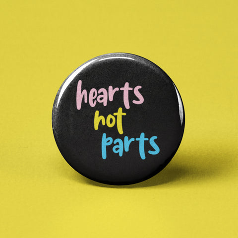 Hearts Not Parts Button