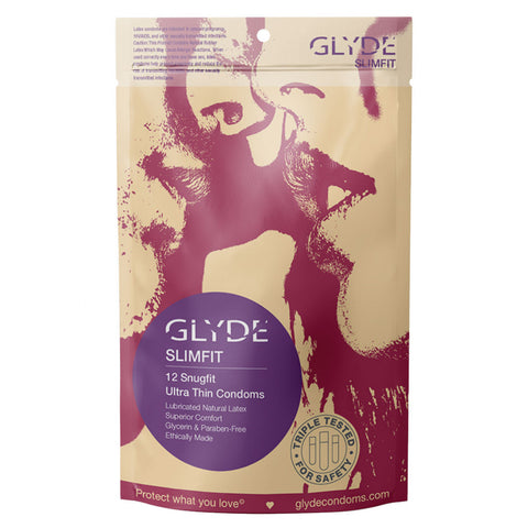 Glyde Condoms - Slimfit 12pk