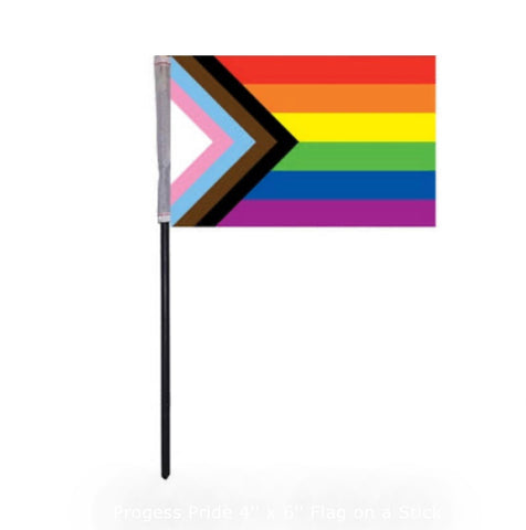 4”x6” Pride Flag - Progress