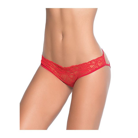 Mapale Red Lace Panty w/ Cage Back