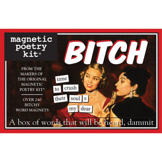 Magnetic Poetry Kit: Bitch Edition