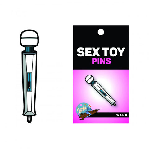 Magic Wand Sex Toy Pin