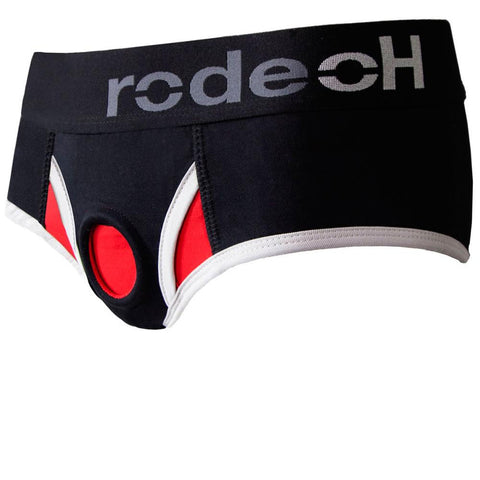 RodeoH Brief+ Harness - Black & Red