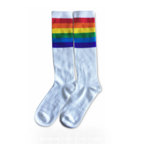 Rainbow Tube Crew Socks